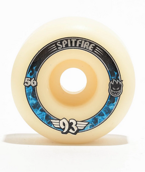 Spitfire F4 93Radial Wheels Set Blue White 56mm/93