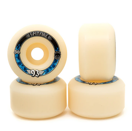 Spitfire F4 93Radial Wheels Set Blue White 56mm/93