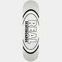 Real EasyRider Oval Logo Skateboard Deck White Glitter 8.5 wb14.25