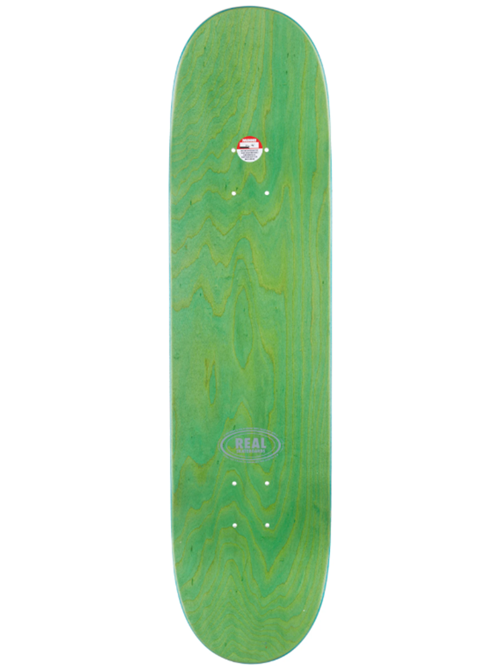 Real Classic Oval R1 Skateboard Deck Yellow 8.06