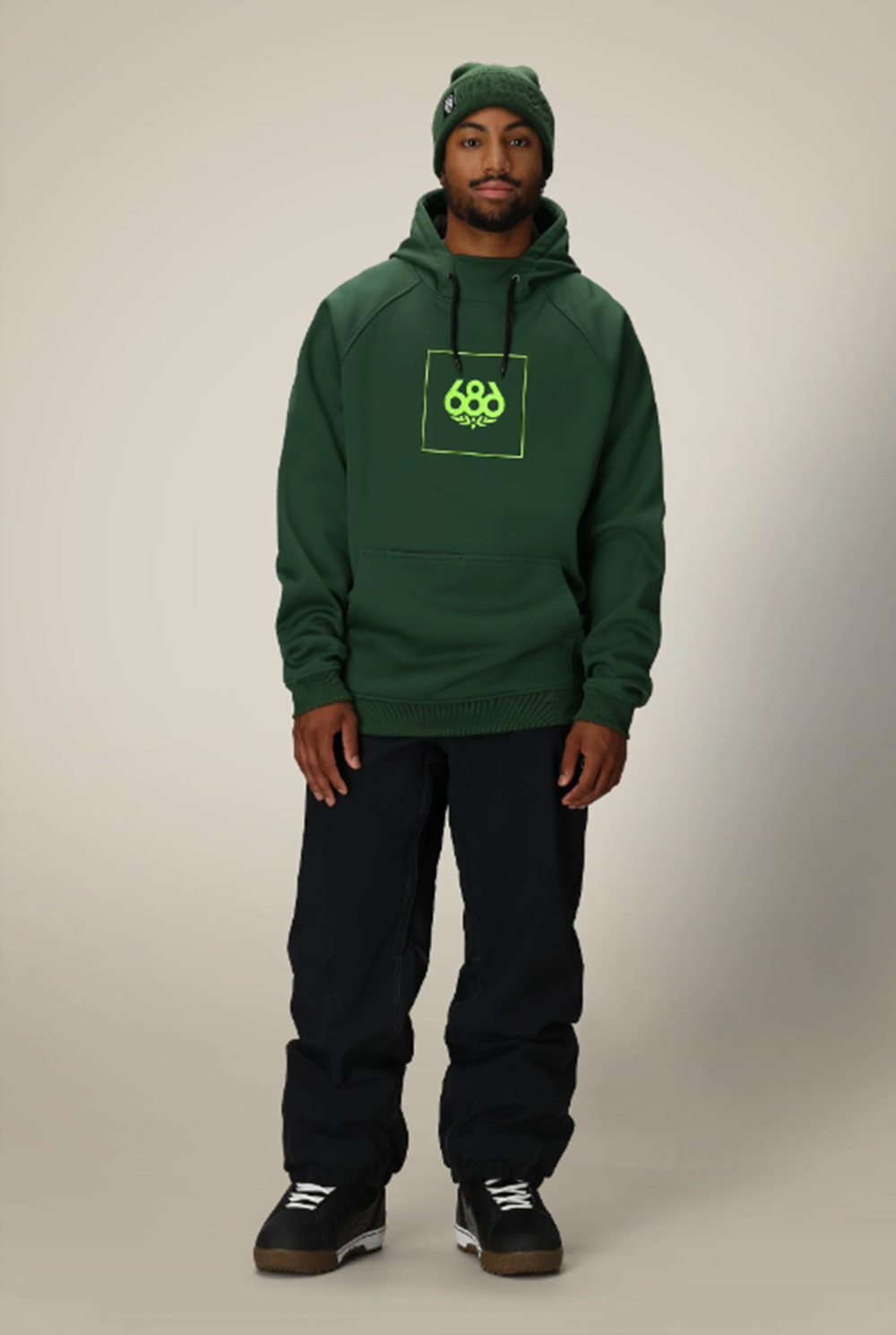 686 Bonded Fleece Hoody Mens Moss Green