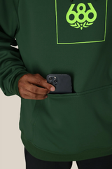 686 Bonded Fleece Hoody Mens Moss Green