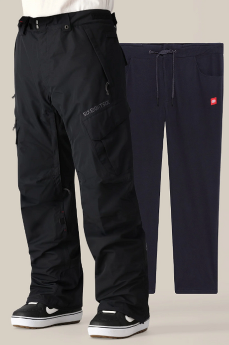686 Smarty 3in1 Cargo Pants Mens Black XXL