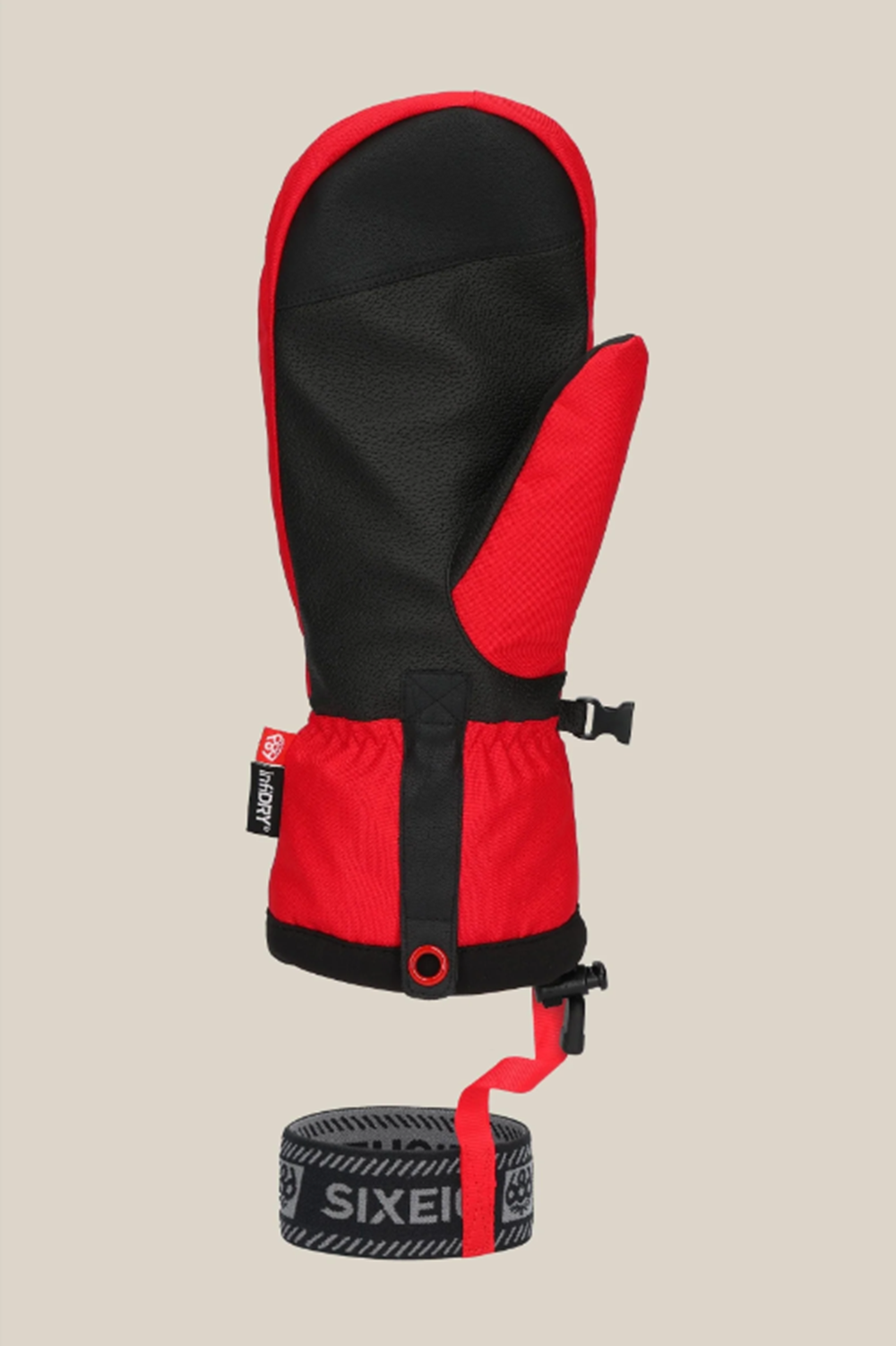686 Team Merino Mitts Mens True Red