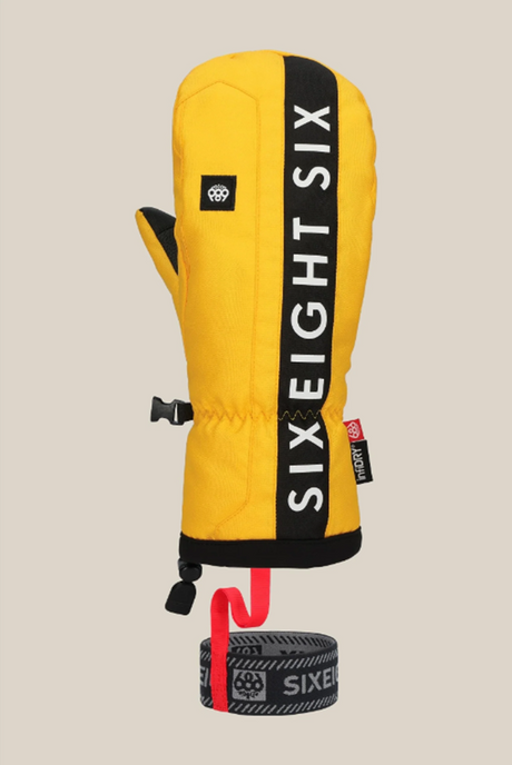 686 Team Merino Mitts Mens Yellow Gold M