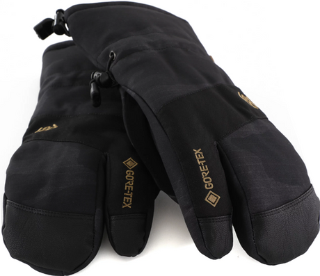 686 Linear Trigger Mitts GoreTex Mens Black Camo XL
