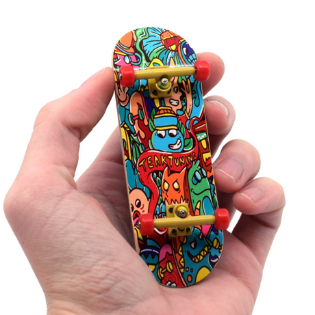 Teak Prolific Gen2 Bubble Monster Fingerboard Complete Blue 32mm