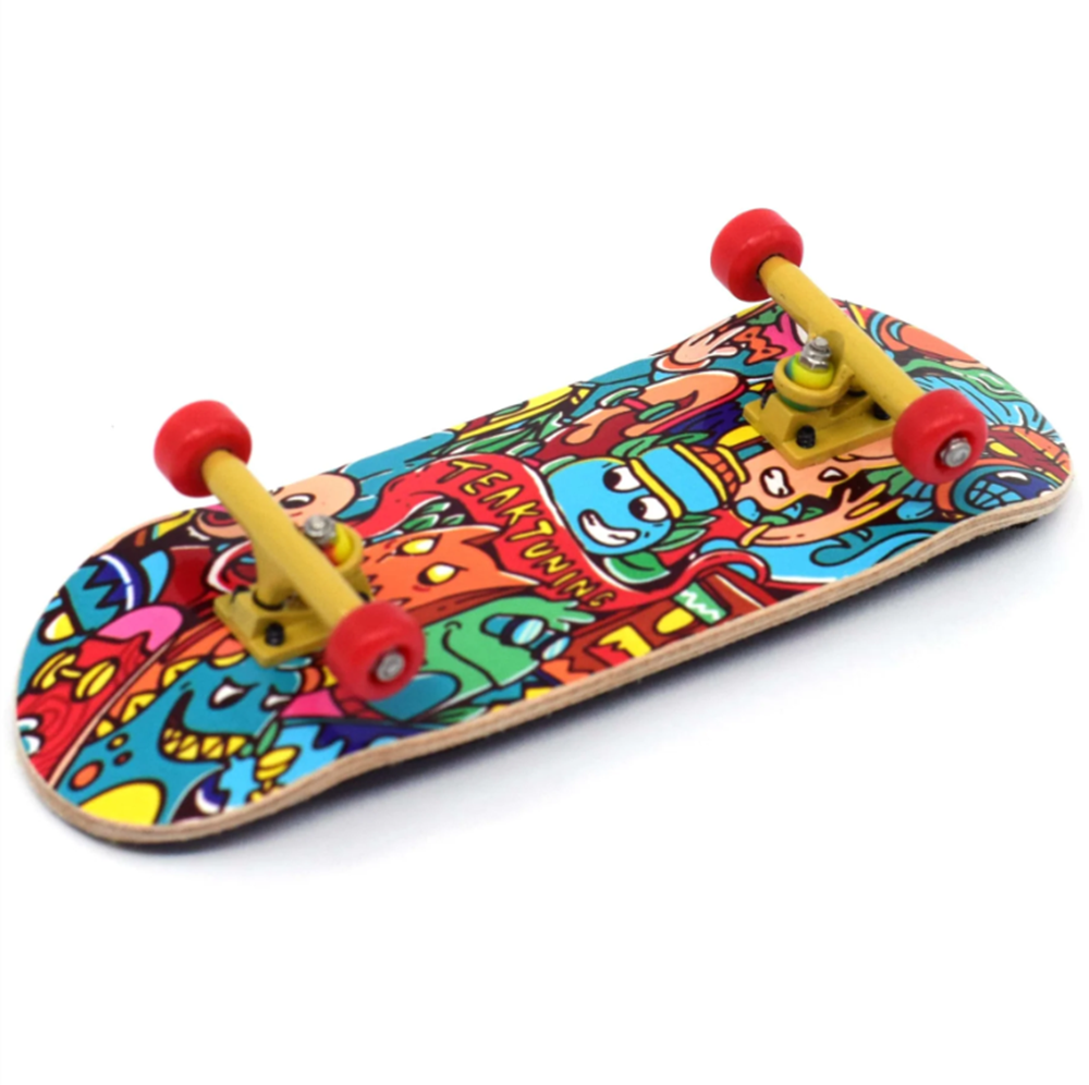 Teak Prolific Gen2 Bubble Monster Fingerboard Complete Blue 32mm