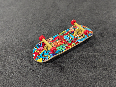 Teak Prolific Gen2 Bubble Monster Fingerboard Complete Blue 32mm