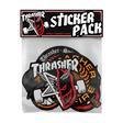 Spitfire Thrasher Sticker Pack Black White 5pack