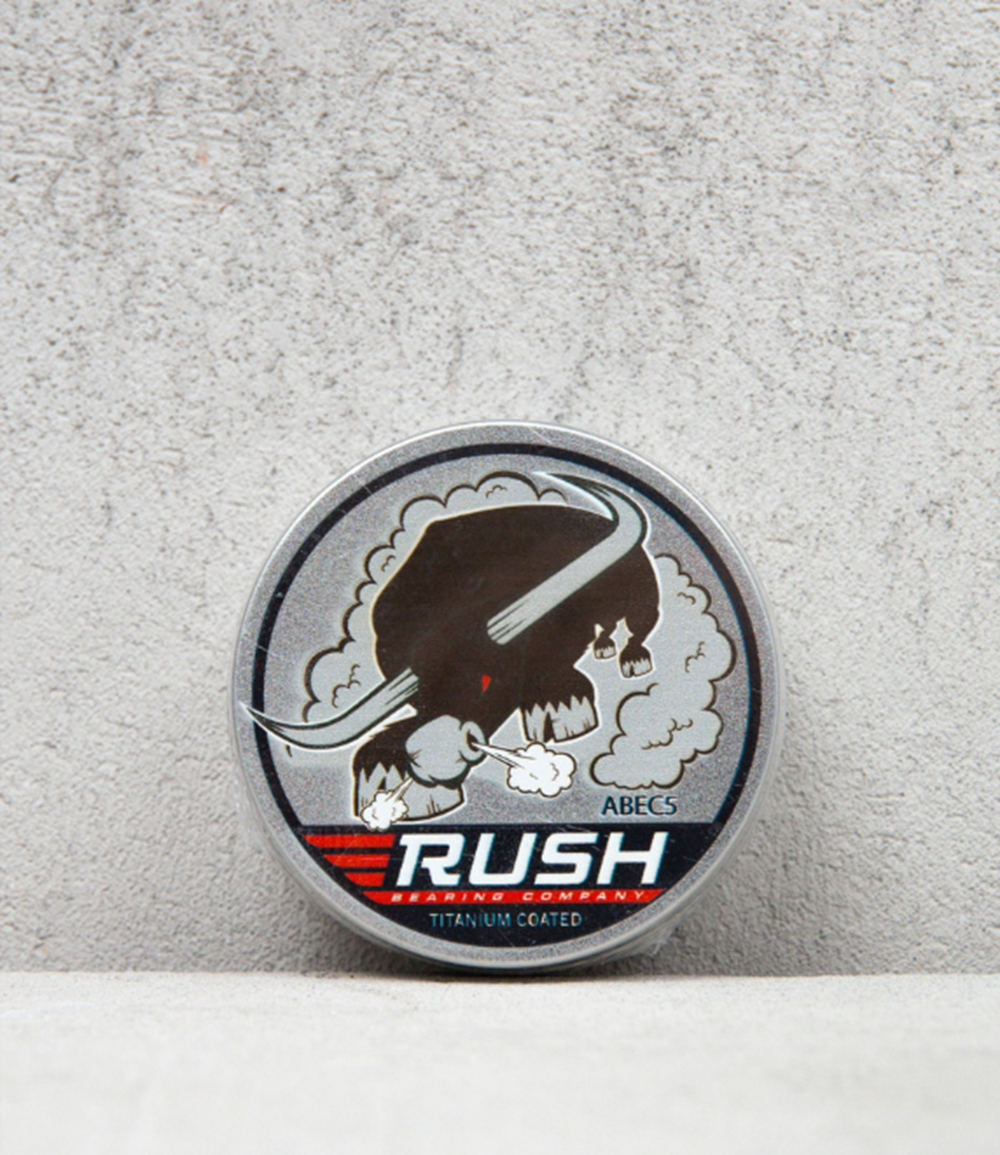 Rush Tin Bearings w Spacers Black Abec 5