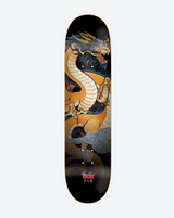 DGK Bruce Lee Dragon Lenticular Skateboard Deck Orange Black 8.25
