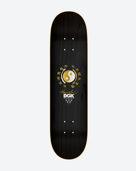 DGK Bruce Lee Dragon Lenticular Skateboard Deck Orange Black 8.25