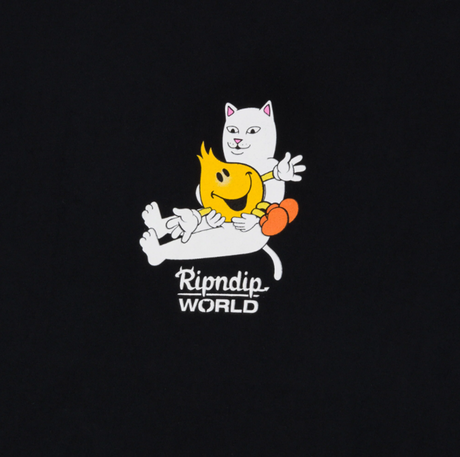 RIPNDIP Nerm Heart Flameboy Black Small
