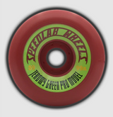 SpeedLab Green Pro Wheels Set Red/Green 59mm/99a