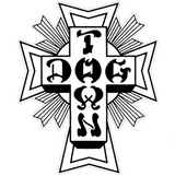 Dogtown Work Patch Black White 3 inch
