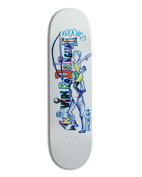 Krooked Rodrigues Guest LTD Deck White 8.25 x 32