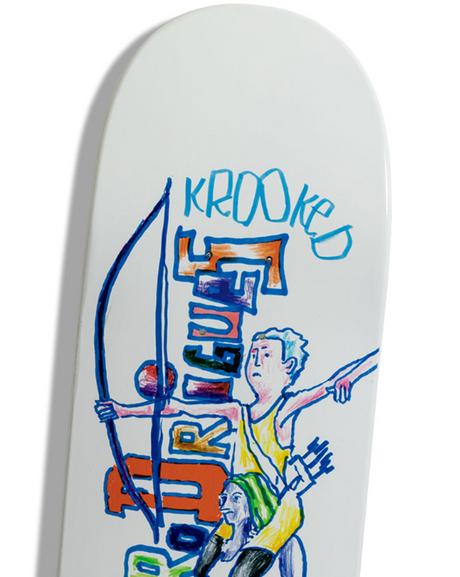 Krooked Rodrigues Guest LTD Deck White 8.25 x 32