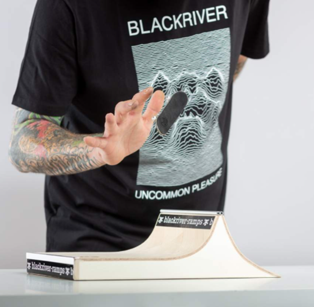 Blackriver Cowart Spine Pro Fingerboard Ramp Natural 8 x 15