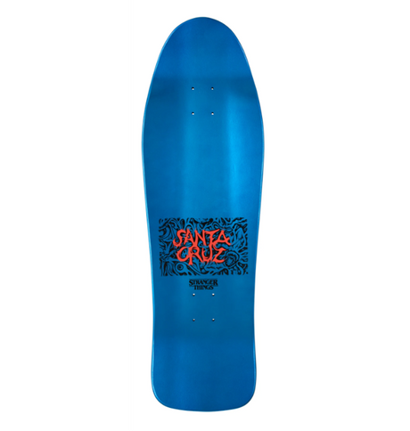 Santa Cruz ST Knox Hellfire Pit Skateboard Deck Blue 10.07 x 31.2