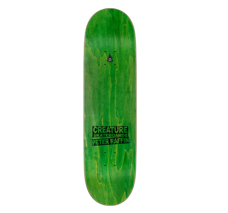 Creature Raffin Shred Party Deux Skateboard Deck Grey 8.5 x 32