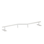 Blackriver IronRail Kink Fingerboard Rail White 16 inch