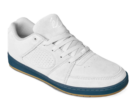 Es Accel Slim Skate Shoes White Navy Gum 10