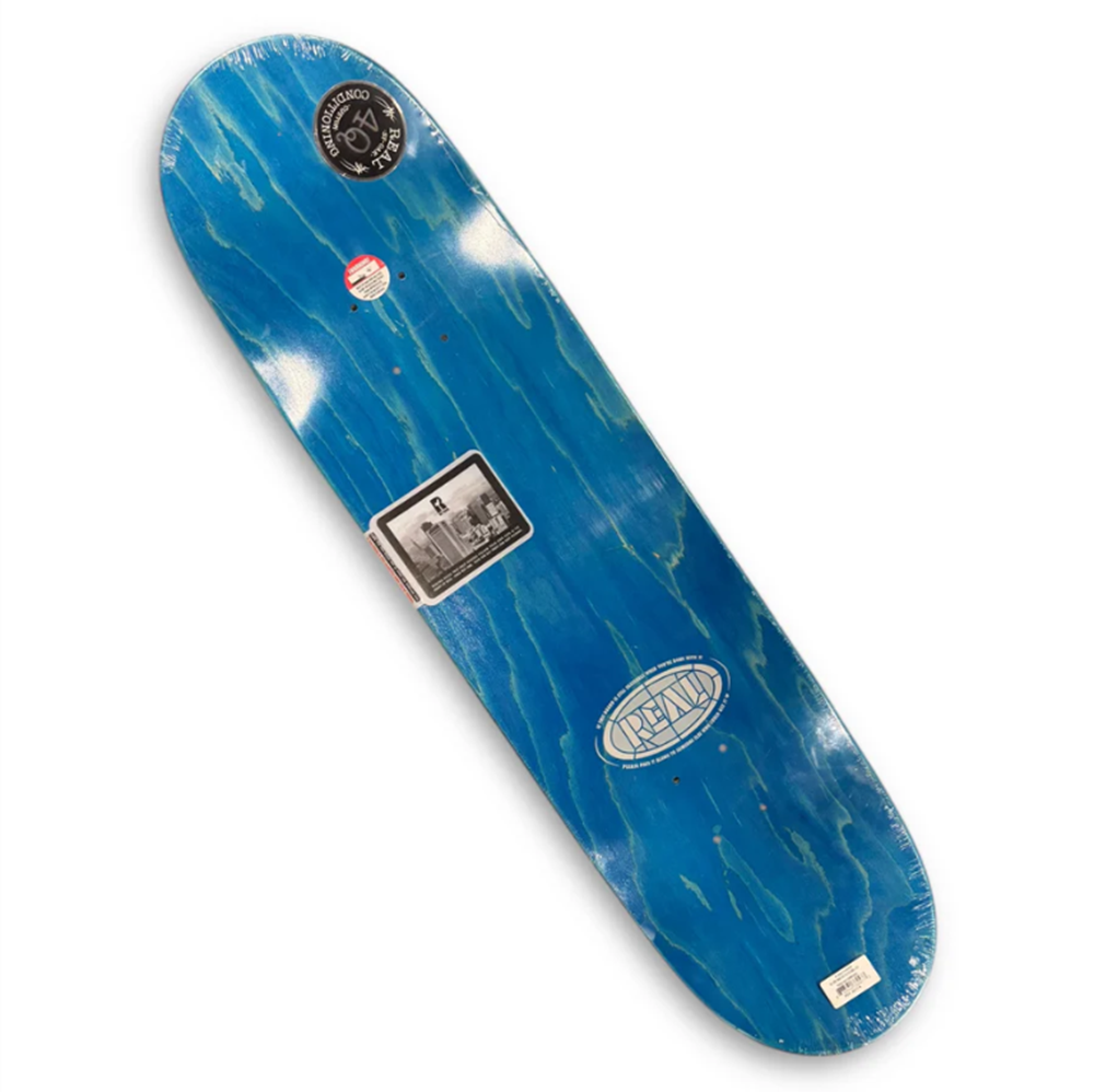 Real Max 4Q Cathedral Skateboard Deck Orange 8.5 wb14.25
