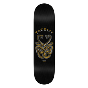 Real Praman Fight Snake Skin Skateboard Deck Black Embossed 8.38 wb14.38