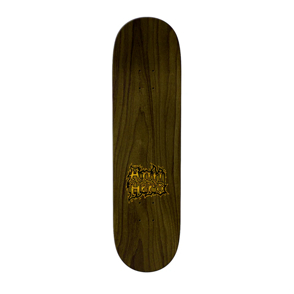 Anti Hero Grant Taylor Midieval Skateboard Deck Brown 8.38 wb14.5