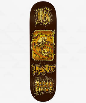 Anti Hero Grant Taylor Midieval Skateboard Deck Brown 8.38 wb14.5