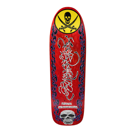 There Sneak Diss Skateboard Deck Red Black 9.75 wb14.0