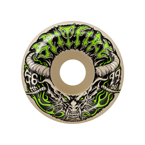 Spitfire TM Demon Redux F4 Skateboard Wheels White Green 56/99