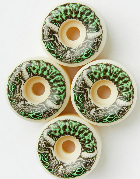 Spitfire TM Demon Redux F4 Skateboard Wheels White Green 56/99