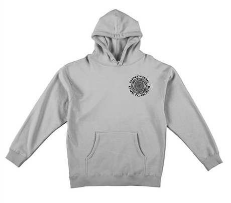 Spitfire Live to Burn Hoodie Classic Smoke L