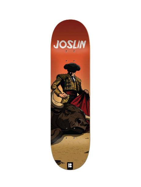 Plan B Joslin El Toro Skateboard Deck Orange 8.25 wb14.25