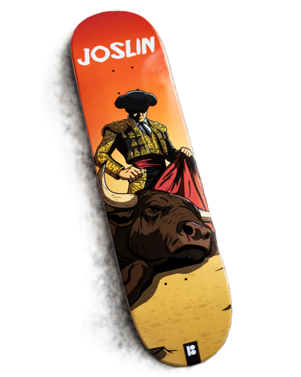Plan B Joslin El Toro Skateboard Deck Orange 8.25 wb14.25