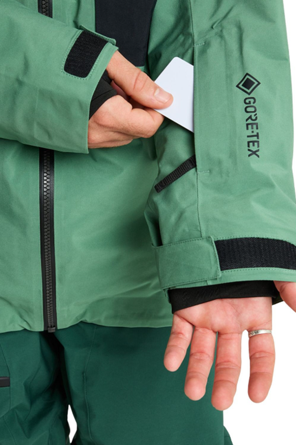 Quiksilver Forever Stretch GoreTex Jacket Mens Dark Ivy