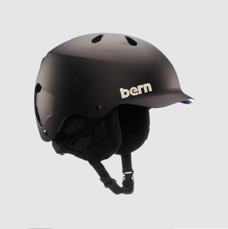 Bern Watts Classic Snow Helmet Matte Black Large