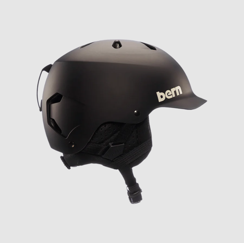 Bern Watts Classic Snow Helmet Matte Black Medium