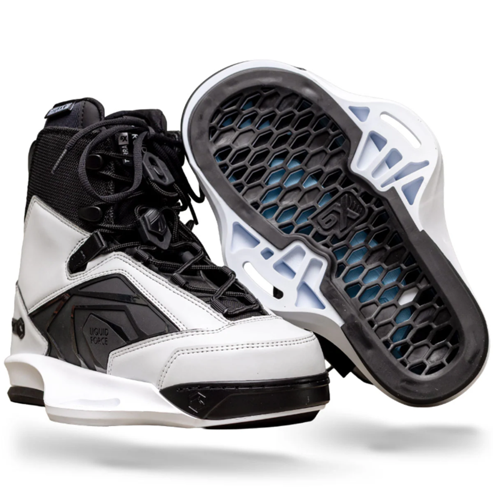 Liquid Force Terra 6x Bindings 2026 White Black 9-10