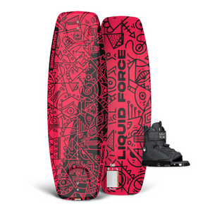 Liquid Force Origin Rant Combo Youth 2026 Pink Black 120 sz 12-5