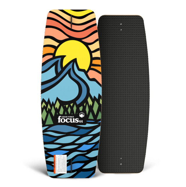 Liquid Force Focus Wakeskate 2026 Blue Orange 44