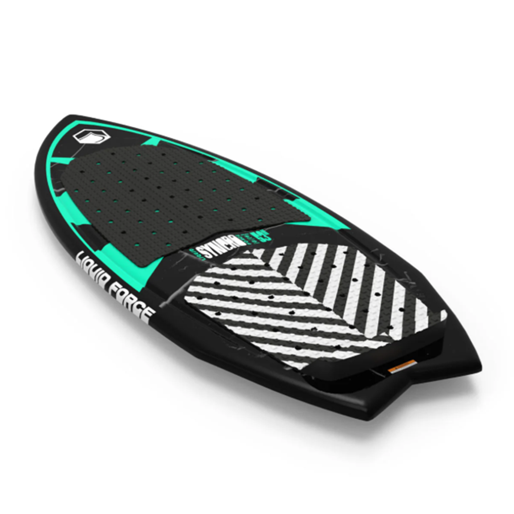 Liquid Force Syncro Wakesurf 2026 Black Aqua 53"