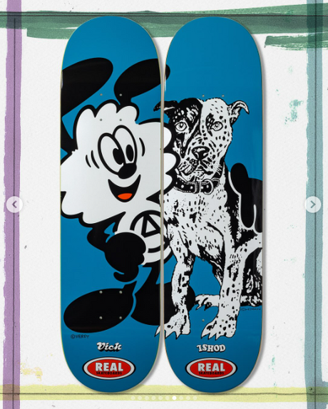 Real Verdy Vick SSD26 Skateboard Deck Blue 8.5