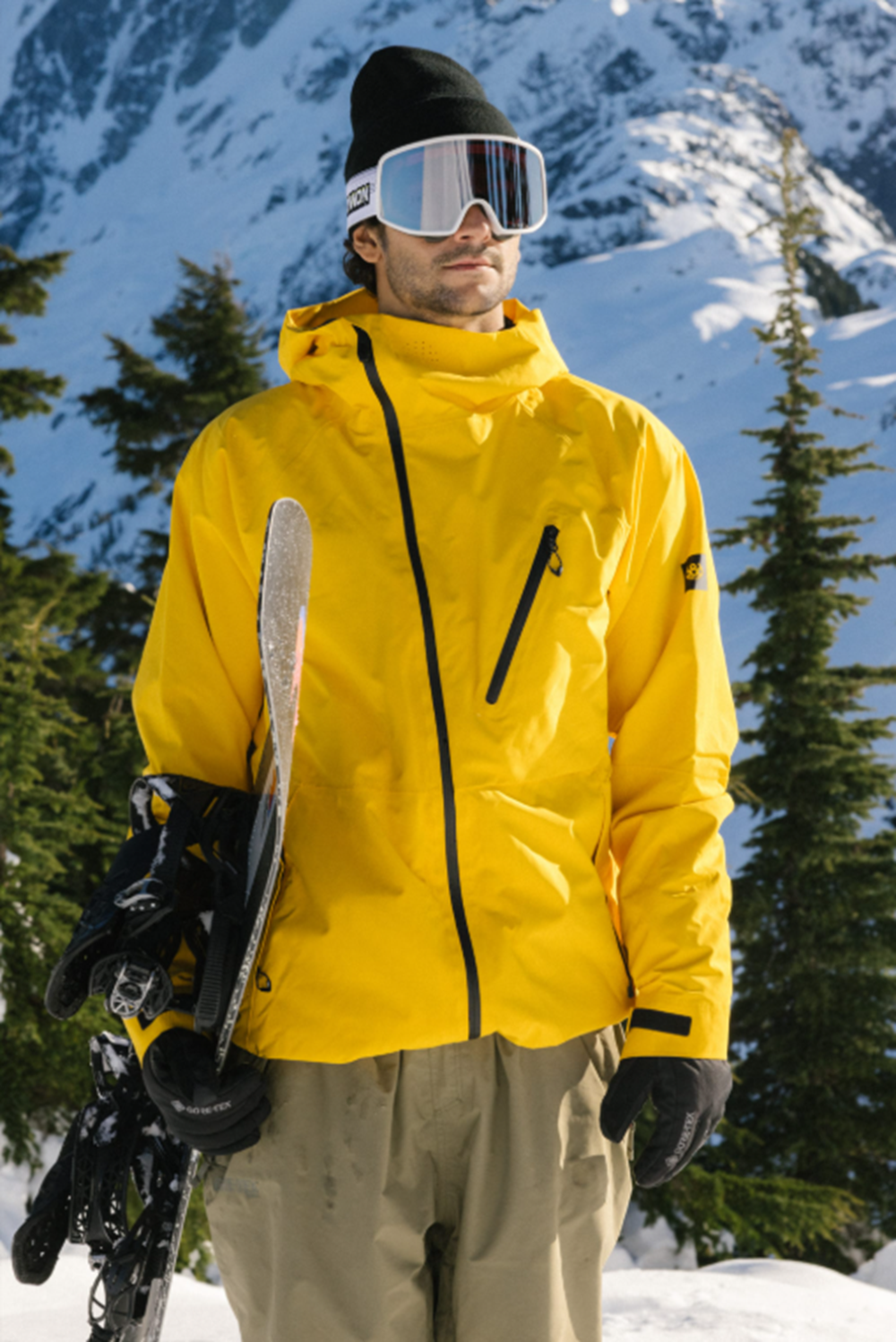 686 Hydra Thermagraph Jacket Mens Yellow Gold