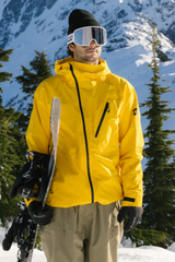 686 Hydra Thermagraph Jacket Mens Yellow Gold