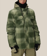 686 Woodland Ins Jacket Mns Sage Plaid S