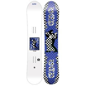 GNU 4x4 Snowboard 2026 White Blue 157