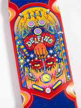 Santa Cruz Delfino Pinball Pro Deck Red 9.14 x 31.5